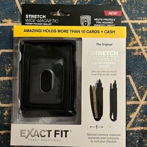 Men’s Stretch Wide-Magnetic Front Pocket Wallet